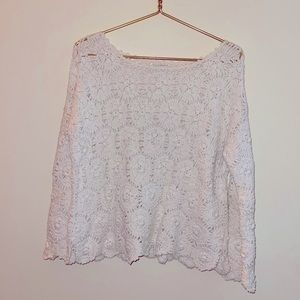 SOLD 525 America Crochet shirt
